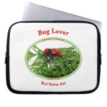 Bug Lover Red Velvet Ant Laptop Sleeve