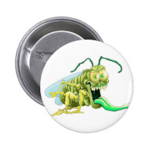 Bug off pinback button