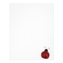 Buggin' You Again · Ladybug Customized Letterhead