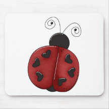 Buggin' You Again · Ladybug Mousepads