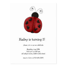 Buggin' You Again · Ladybug Post Card