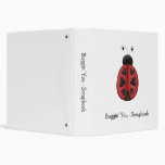 Buggin' You · Ladybug Hearts 3 Ring Binders
