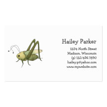 Buggin' You Too · Grasshopper Business Cards