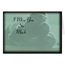 Buggs Dog sad card-customize any ocassion