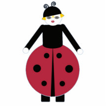Buggy Martzkin Ladybug Sculpture Photo Cutouts