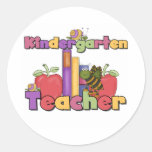 Bugs and Apples Kindergarten Teacher Stickers