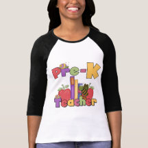 Bugs and Apples Pre-K Teacher Tshirts and Gifts