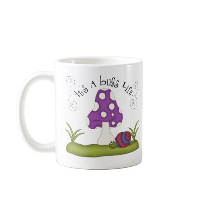 Bug's Life Snail Scene Coffee Mug by claudiascorner