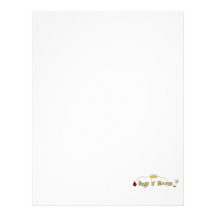 Bugs 'n' Blooms · Wordart Customized Letterhead