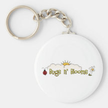 Bugs 'n' Blooms · Wordart Keychain