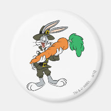 Bugs Pilgrim Thanksgiving Carrot Fridge Magnets