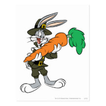 Bugs Pilgrim Thanksgiving Carrot Postcards