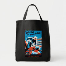 Build For Your Navy Canvas Bags