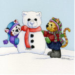 Building A Snowcat Ornament Photo Cut Out
