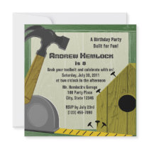 Building Fun Birthday Custom Invite