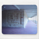 Building Map Engraved Into Limestone Wall Of Unive Mouse Pad