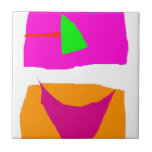 Building Pink and Orange Tile
