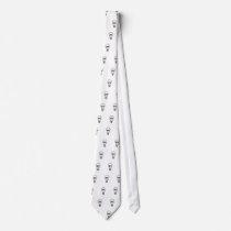 Bulb Skull Necktie