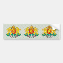 Bulgaria Coat of Arms detail Bumper Sticker