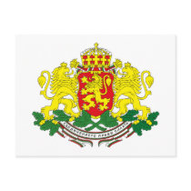 Bulgaria Coat of Arms Postcard