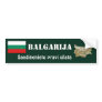 Bulgaria Flag and Map Bumper Sticker