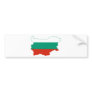 Bulgaria Flag map BG Bumper Stickers