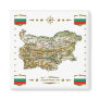 Bulgaria Map + Flags Magnet