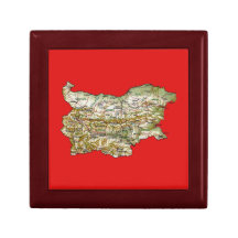 Bulgaria Map Gift Box
