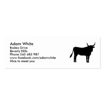 Bull Business Card Templates