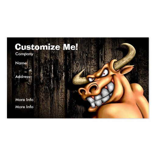 Bull Card / Customizable Business Card Template