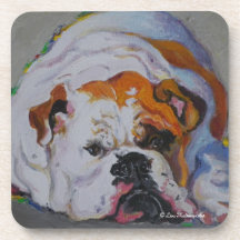 Bull Dog Coasters