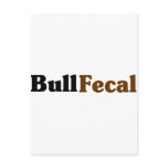 Bull Fecal Post Card