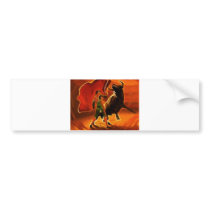 Bull Fighter And El Toro Bumper Stickers