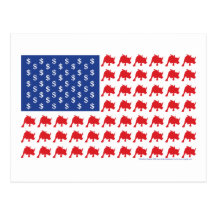 Bull-Flag Postcard