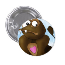 Bull Frog Achievement Badge Pinback Buttons