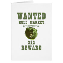Bull Market Reward Greeting Card
