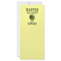 Bull Market Reward Personalized Rack Card