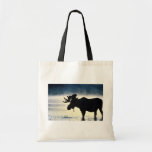 Bull moose tote bags