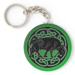 Bull of Prosperity - Celtic Knotwork Keychain