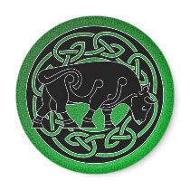 Bull of Prosperity - Celtic Knotwork Magnet