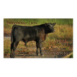 Bull or Cattle Farm Standard Business Card