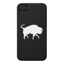 Bull Pictogram iPhone 4 Case