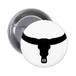 bull skull buttons