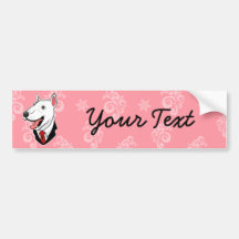 Bull terrier Bumper sticker