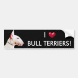 Bull terrier bumper sticker
