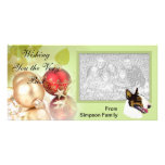 Bull Terrier Christmas cards Photo Greeting Card