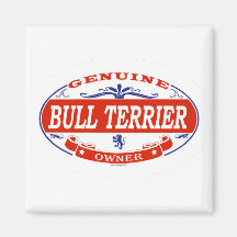 Bull Terrier Fridge Magnets