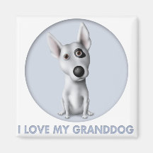 Bull Terrier Granddog Magnets