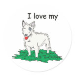Bull Terrier,I Llove My,Png stickers