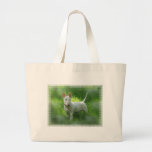 Bull Terrier Jumbo Canvas Bag